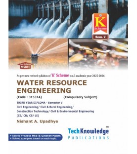 Water Resource Engineering MSBTE  K Scheme sem 5 Civil engineering | Tech-Knowledge Publication